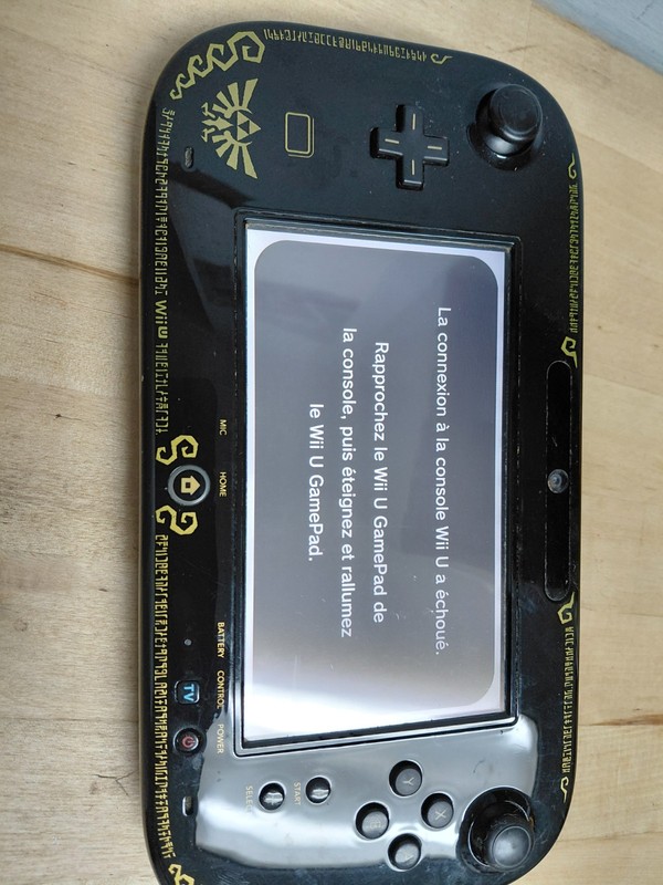 Nintendo Wii U Gamepad Zelda Edition Gamepad Only Tested Excellent Condition