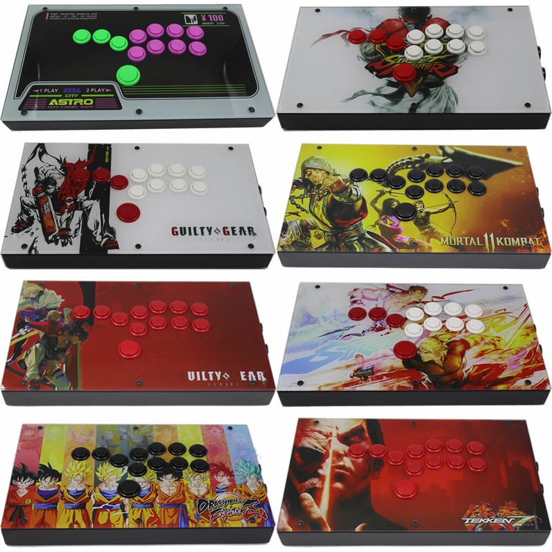 RAC-J800B All Button Hitbox Style Arcade Joystick Game Controller For PC/PS4/PS5