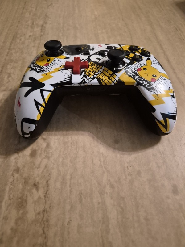 PowerA Enhanced Pokemon Wireless Controller for Nintendo Switch Pikachu Graffiti gallery