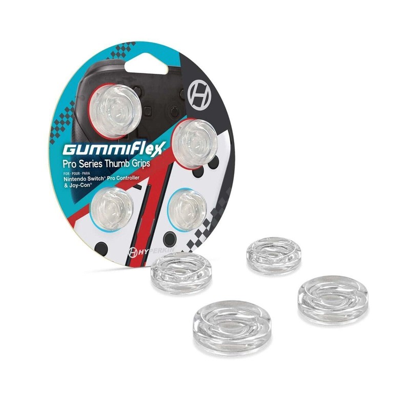 Hyperkin GummiFlex Pro Thumb Grips for Nintendo Switch Joy Con & Pro Controller