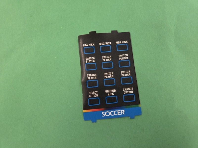 Atari 5200 Overlay – Soccer