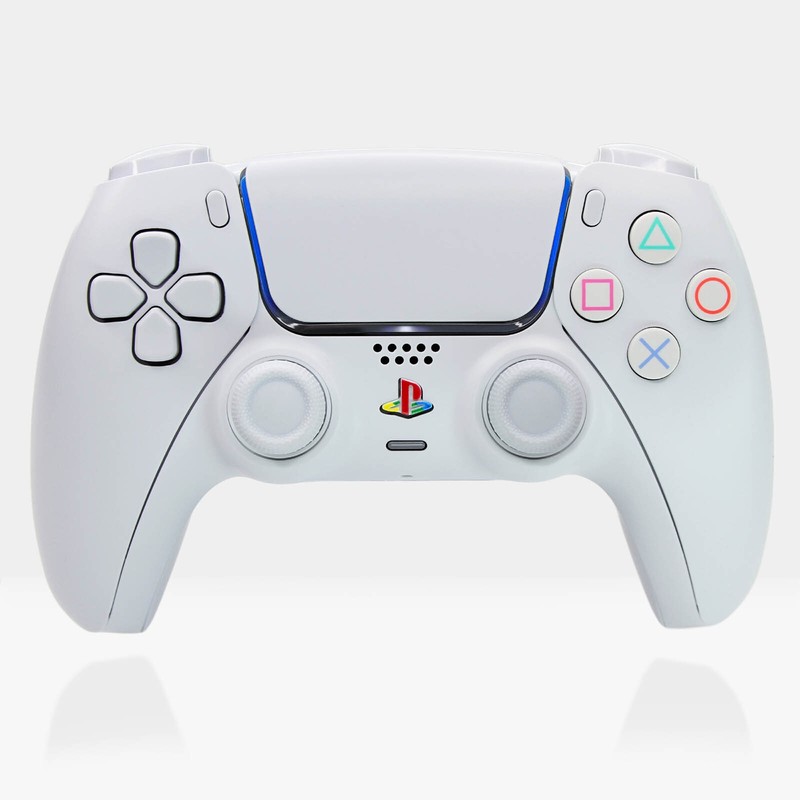 PSOne White Sony x Killscreen DualSense Retro PS5 Controller Clicky Mouse Click