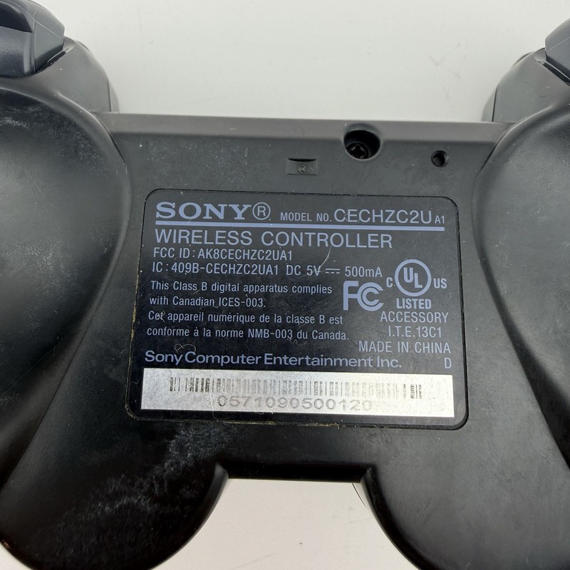 Sony DualShock 3 CECHZC1U Black Wireless Controller PS3 Untested gallery