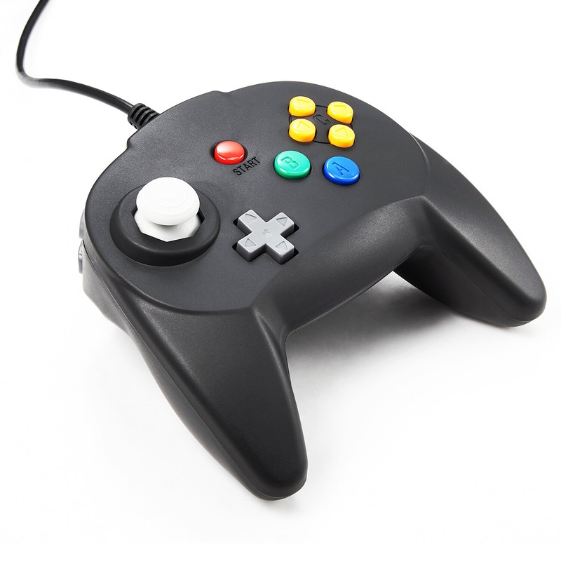 Wired N64 Controller Compatible With Nintendo 64 N64 Joystick Video Game Console gallery