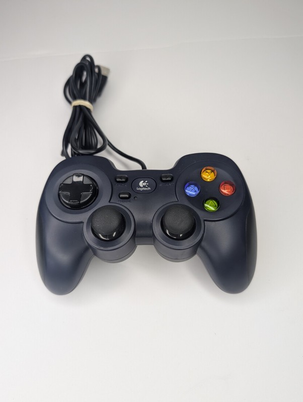 Logitech Gamepad F310 Wired USB PC Windows Controller Blue 6ft Cable Gamepad gallery