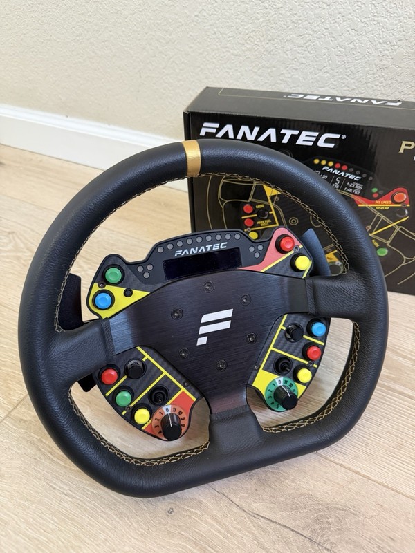 Fanatec Steering Wheel Podium Endurance + Magnetic Shifters (QR1 Or QR2)