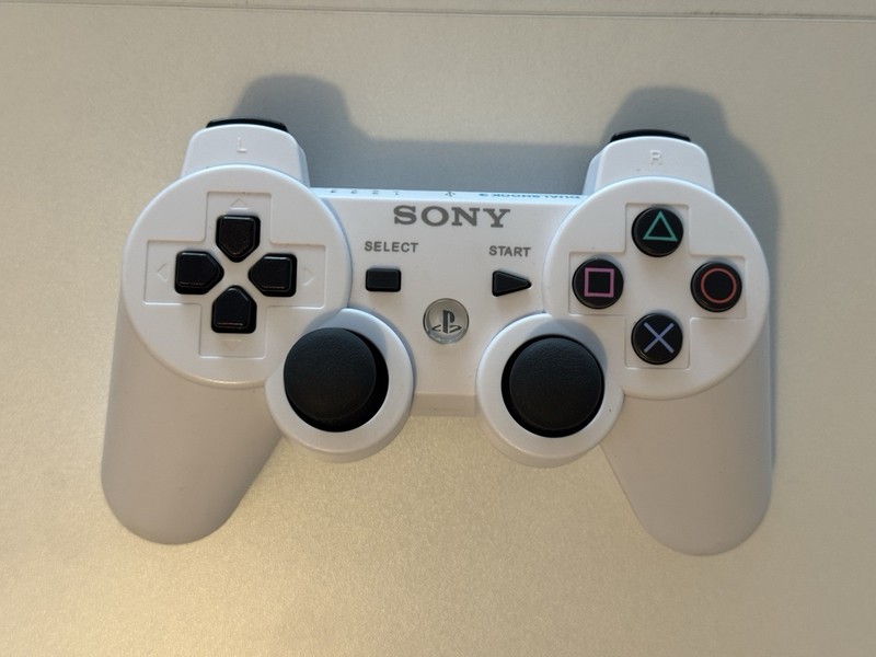 Sony PS3 DualShock 3 Wireless Controller – White OEM Original Tested