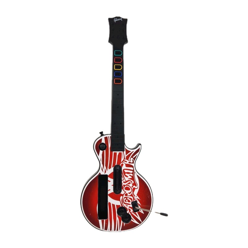 Nintendo Wii Guitar Hero AEROSMITH Red Octane Gibson Les Paul Guitar 95375.805