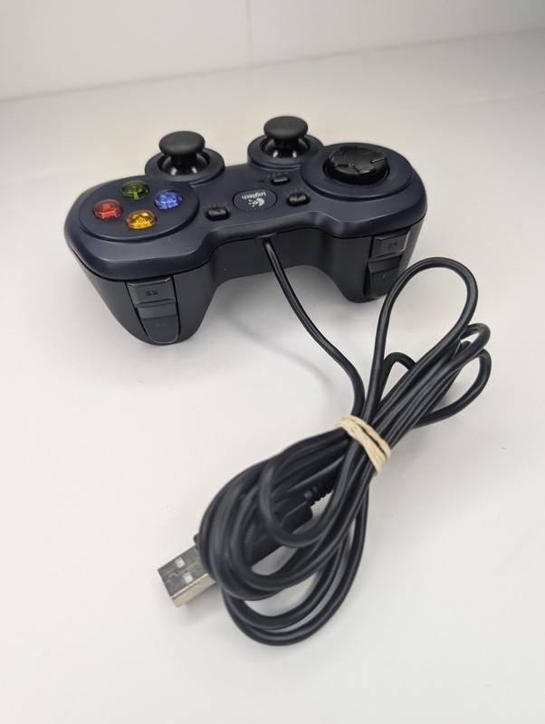 Logitech Gamepad F310 Wired USB PC Windows Controller Blue 6ft Cable Gamepad gallery