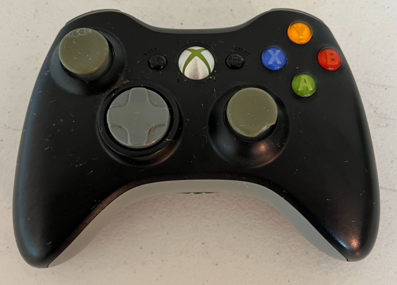 Microsoft Xbox 360 Wireless Controller Model 1403 Black