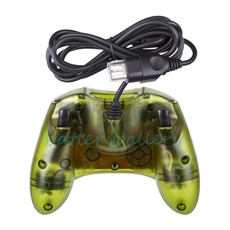 Mars Devices Lot Of 2 Green Controller Control Pad For Microsoft Xbox Model 7Z gallery