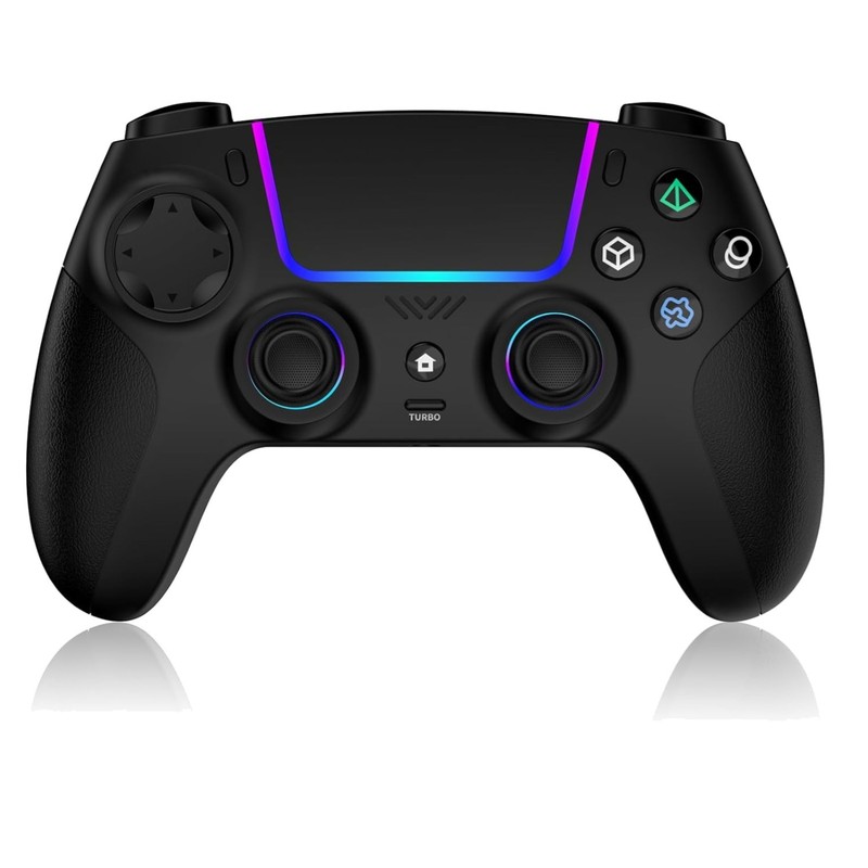 Multi-Platform Gamepad with Customizable Back Buttons