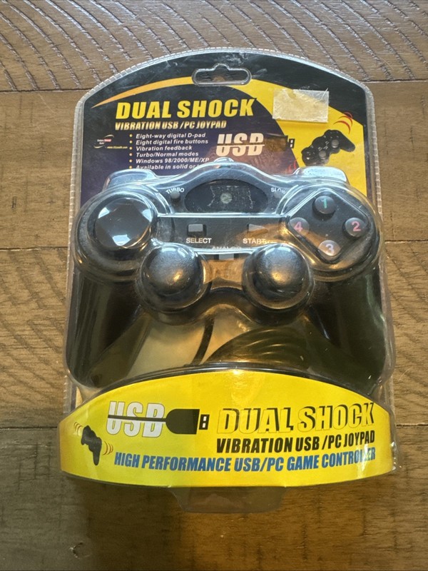 Dual Shock Vibration PC Controller USB Sealed New Century Concept Digital