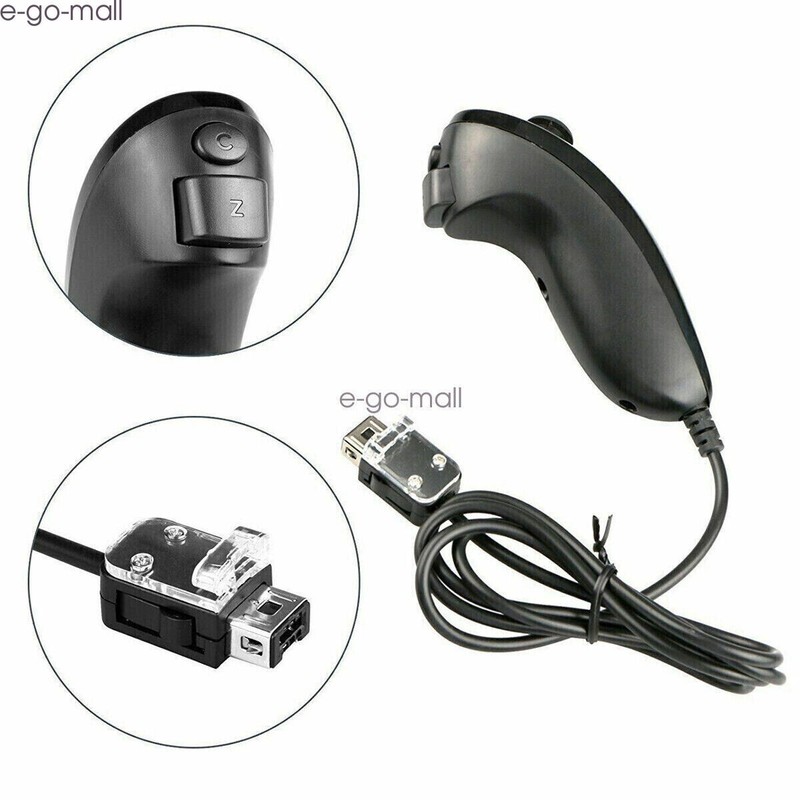 2 in 1 Built in Motion Plus Remote Gamdpad Controller For Nintendo Wii Wii U US gallery