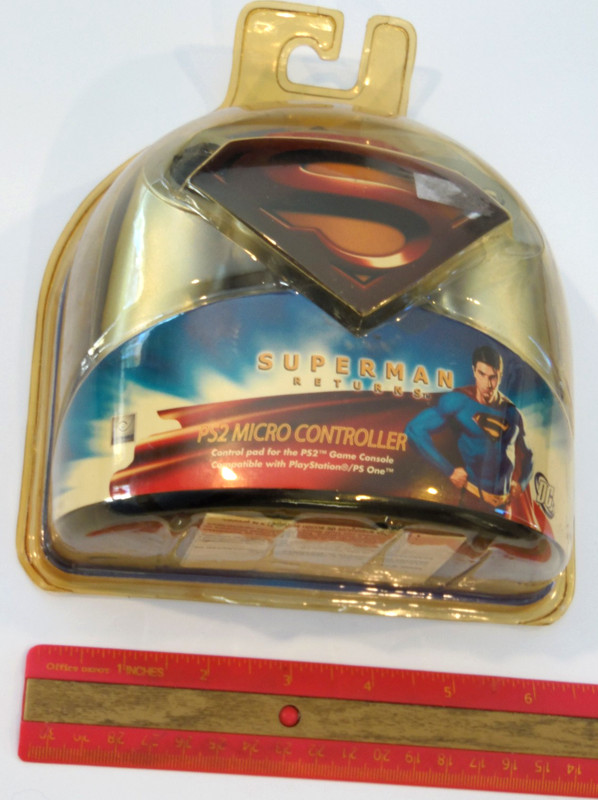 Superman Returns PS2 Micro Controller Naki for Playstation 2 PS2 - Sealed w WEAR gallery
