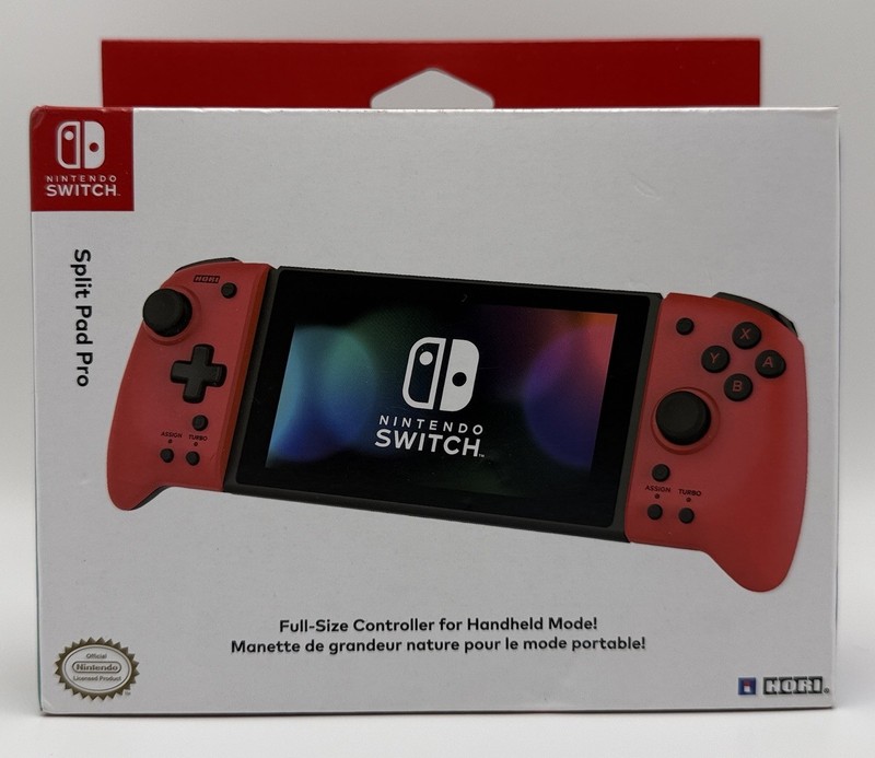HORI Split Pad Pro Controller Nintendo Switch Red NSW-300U Official Licensed NEW
