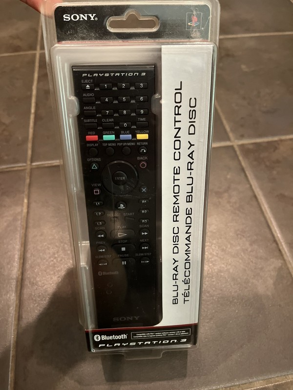 Sony OEM PlayStation 3 Media Blu-Ray Disc Remote Control PS3 NEW Sealed