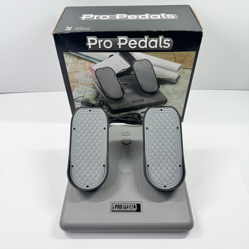 CH Products Pro Pedals Flight Simulation USB Computer Pedal Controller TESTED