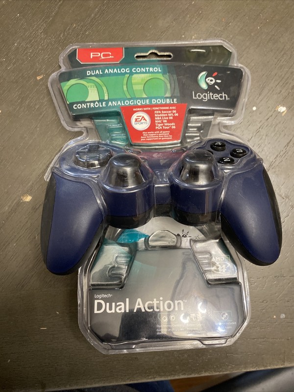 Logitech Dual Action (963292-0403) Gamepad Duel Analog PC Controller New Sealed