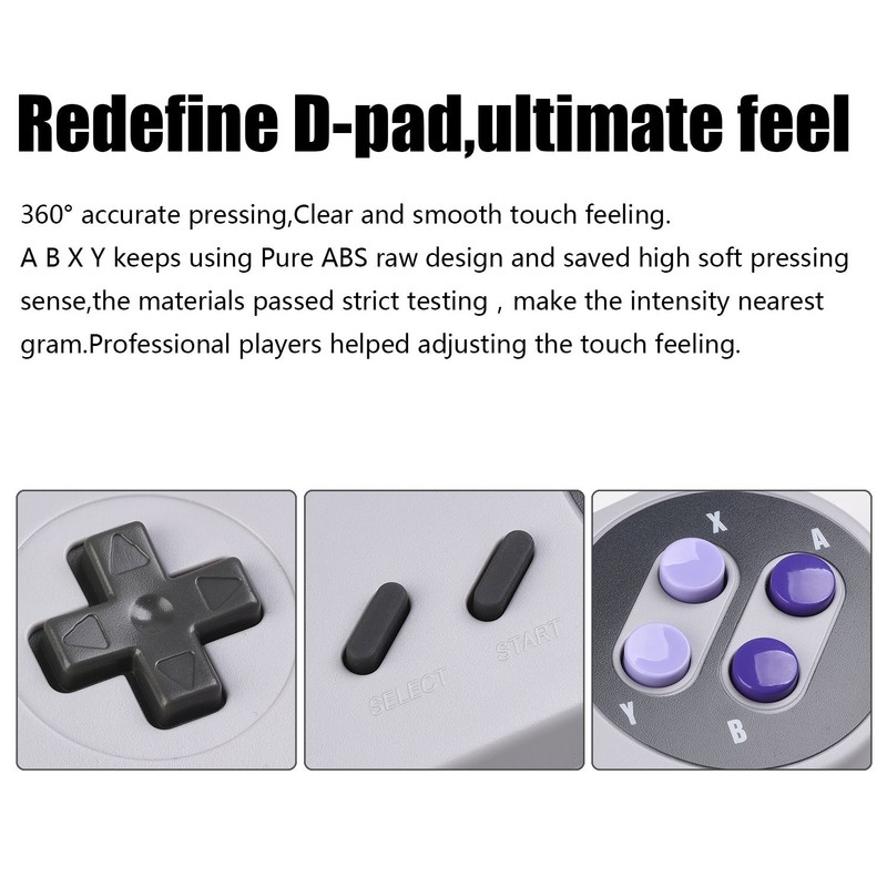 2 PCS Classic SNES USB Controller Retro Wired Emulator For PC Mac Raspberry gallery