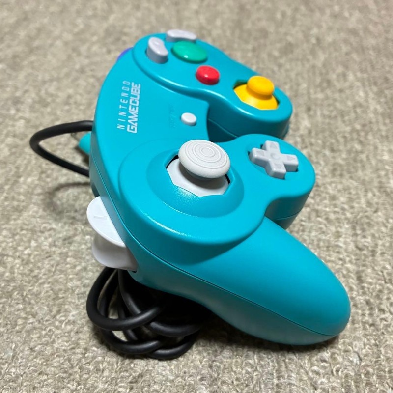 GameCube Controller, Emerald Blue, Tested and Working, Nintendo Gamecube NGC gallery
