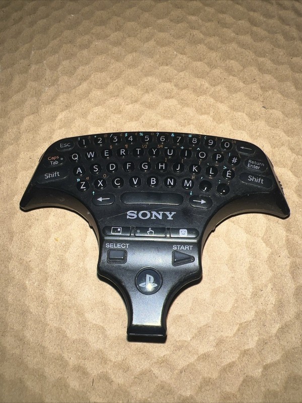 Sony PlayStation 3 Wireless Keypad Keyboard Controller Attachment