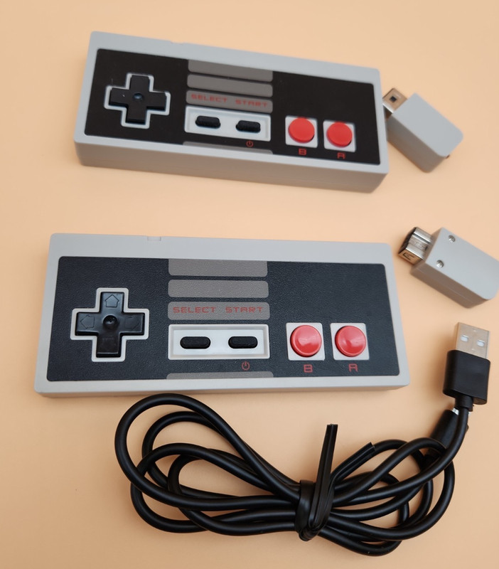 Wireless Game Controller Gamepad for NES Mini Classic Edition Console Lot of 2