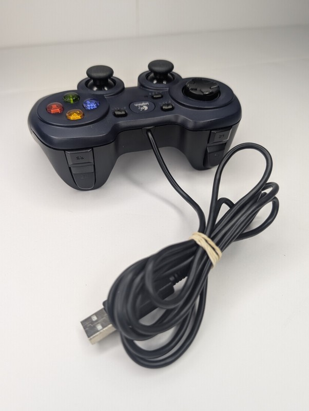 Logitech Gamepad F310 Wired USB PC Windows Controller Blue 6ft Cable Gamepad gallery