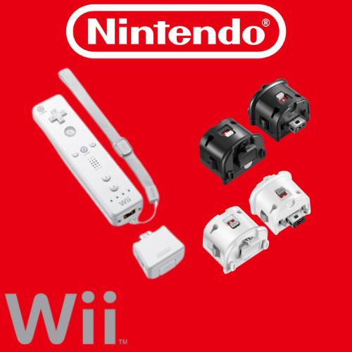Official Wii Remote Nintendo Wiimote Motion Plus Adapter 👾 Wii U OEM Controller