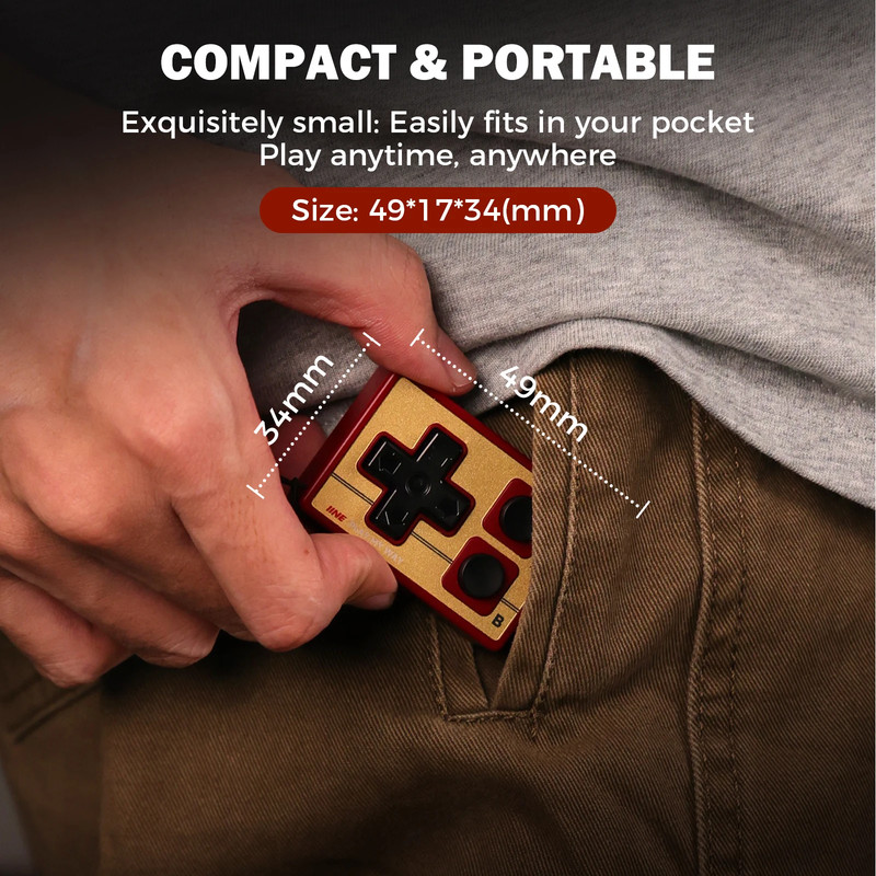 Mini Retro Game Controller for Android iOS Multi-Platform Portable Handle gallery