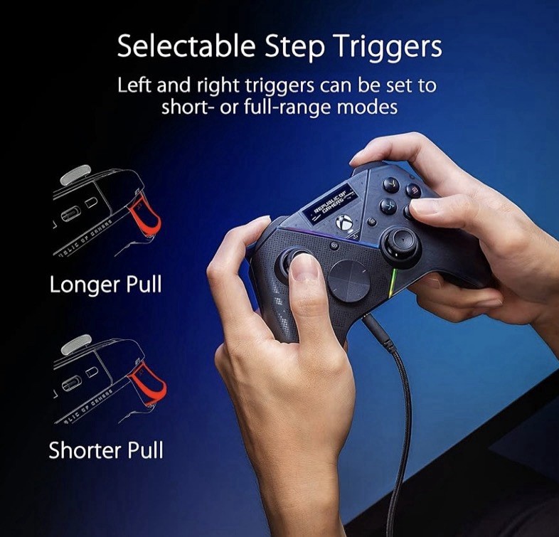 ASUS ROG Raikiri Pro OLED Display, Tri-Mode Connectivity, Xbox And Pc Controller gallery