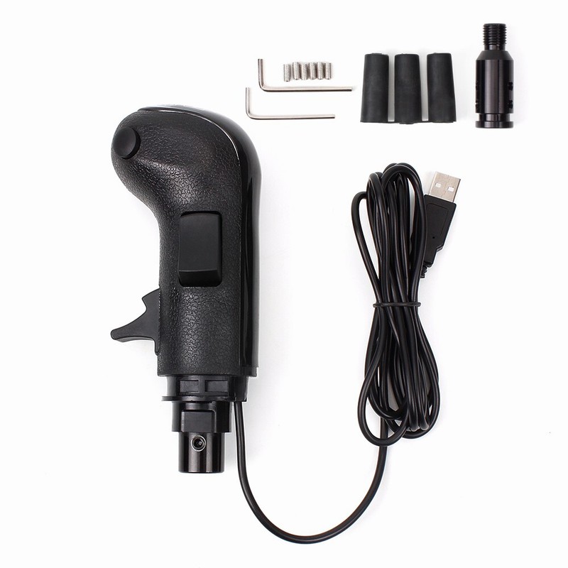 USB Game Gear Shifter Knob for Logitech G29 G27 G25 Thrustmaster TH8A FANATEC