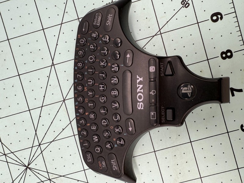 Black Wireless Keypad Official (Sony Playstation 3 ps3) Keyboard CECHZK1UC gallery