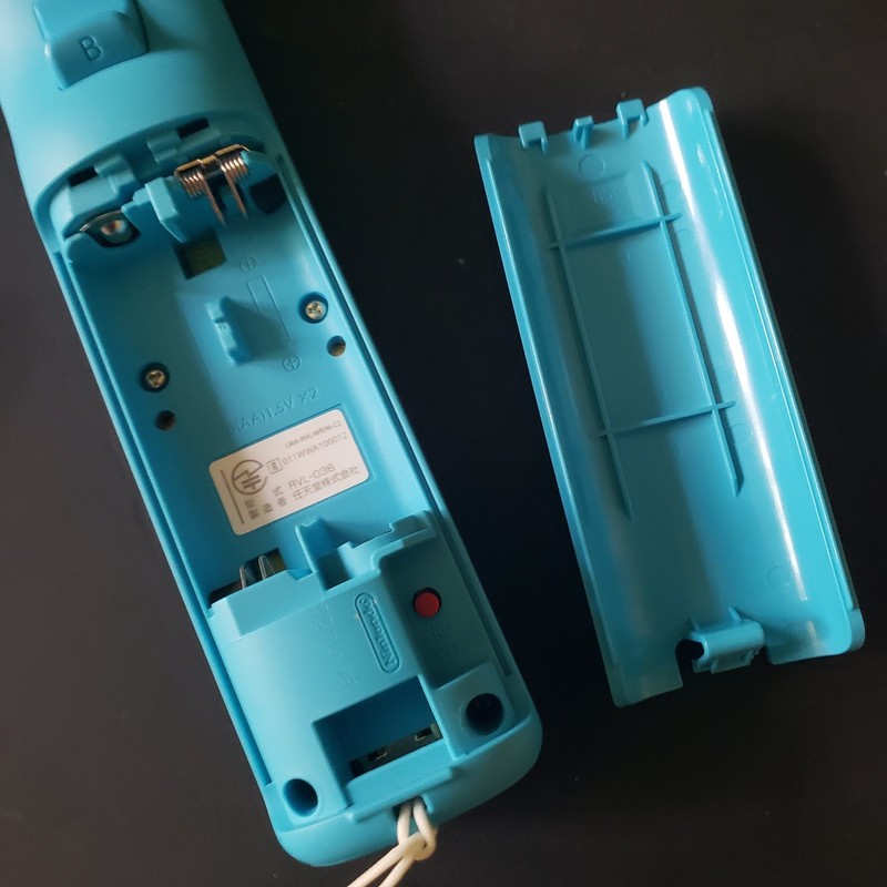OEM Nintendo Wii Remote MotionPlus RVL-036 Blue Wiimote Controller Tested Works gallery