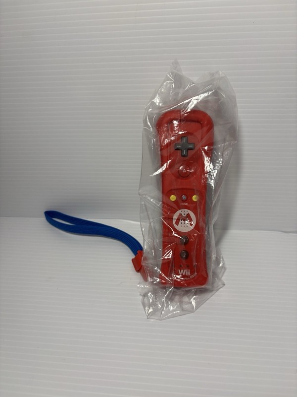 Nintendo Wii Mario Controller Remote Motion Plus Red Limited Edition NEW USED