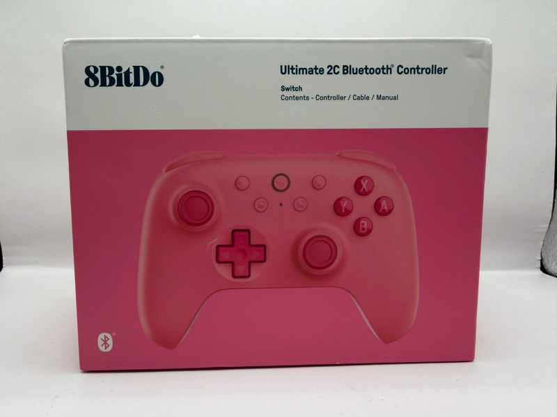 8BitDo Ultimate 2C Pink Bluetooth Wireless USB Controller PC Switch Android