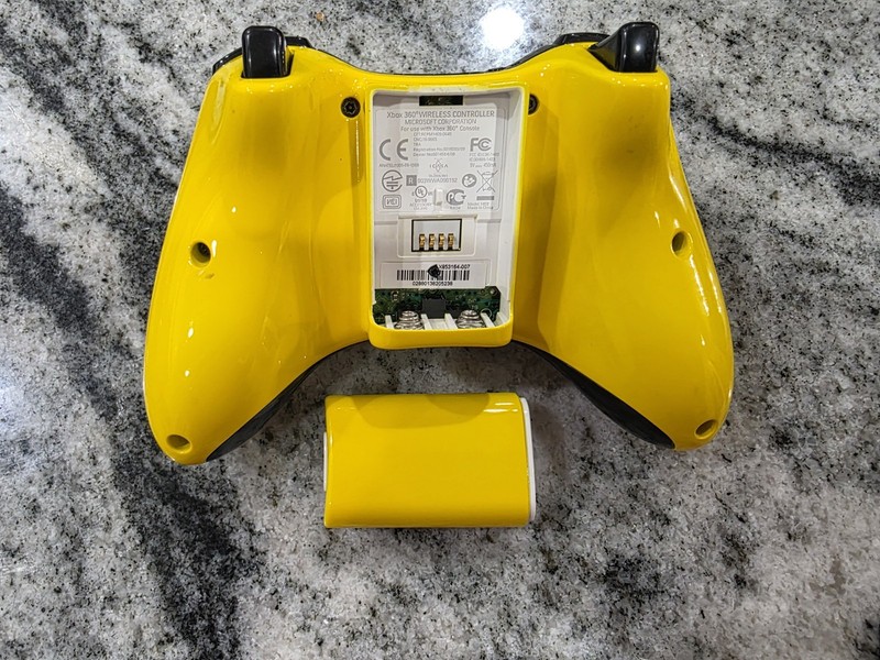 Official Microsoft Xbox 360 Wireless Controller custom IOWA Hawkeye Yellow gallery
