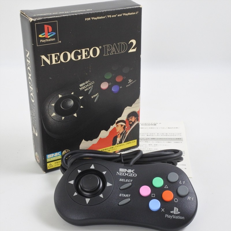 SNK NEOGEO PAD 2 Control Pad Neo Geo Boxed For Playstation PSone PS2 2647