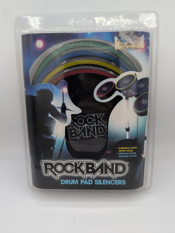 Rock Band Drum Pad Silencers 2008 New Sealed