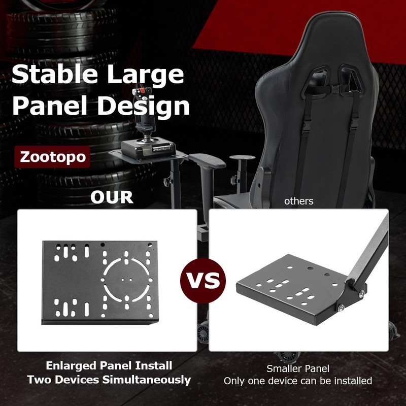 Zootopo X56 Flight Sim Cockpit With Pedal Support Joystick Hotas Chair Mount X52 gallery