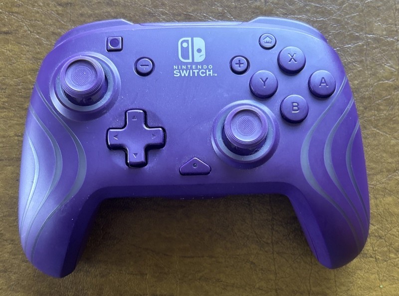 PDP Afterglow Wave Enhanced Wireless Nintendo Switch Pro Controller – Purple