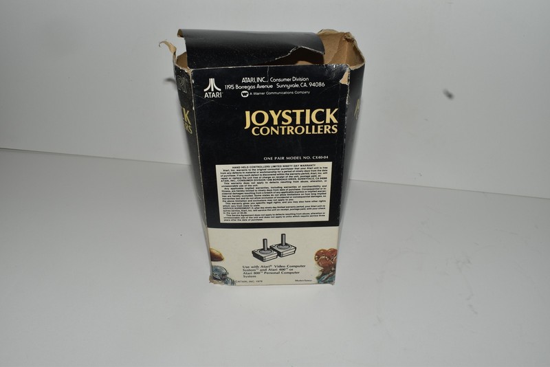 Atari JOYSTICK Controllers CX 40-04 SINGLE with Original Box - (ZUL7) gallery