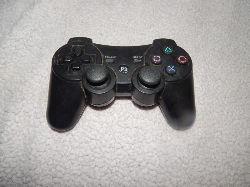 Authentic Sony Playstation 3 PS3 Genuine OEM Dualshock Ps3 Black Controller