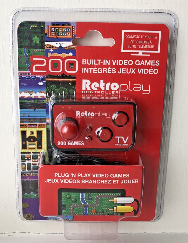 MY ARCADE Mini Video Game Controller TV Plug Play w/ 200 Built In Retro Games
