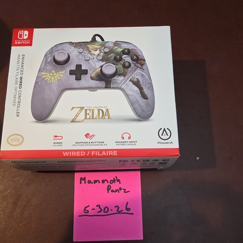PowerA Enhanced Controller Wired Valiant Link – Brand New – Nintendo Switch