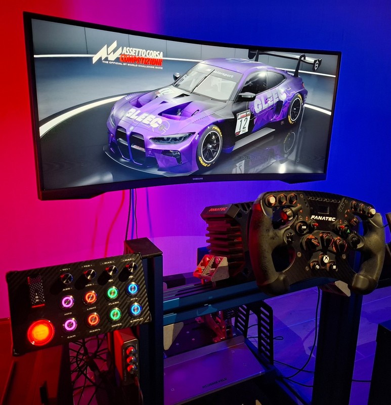 Button Box Console Sim Racing Competizione Illuminated Buttons RGB Start Engine gallery