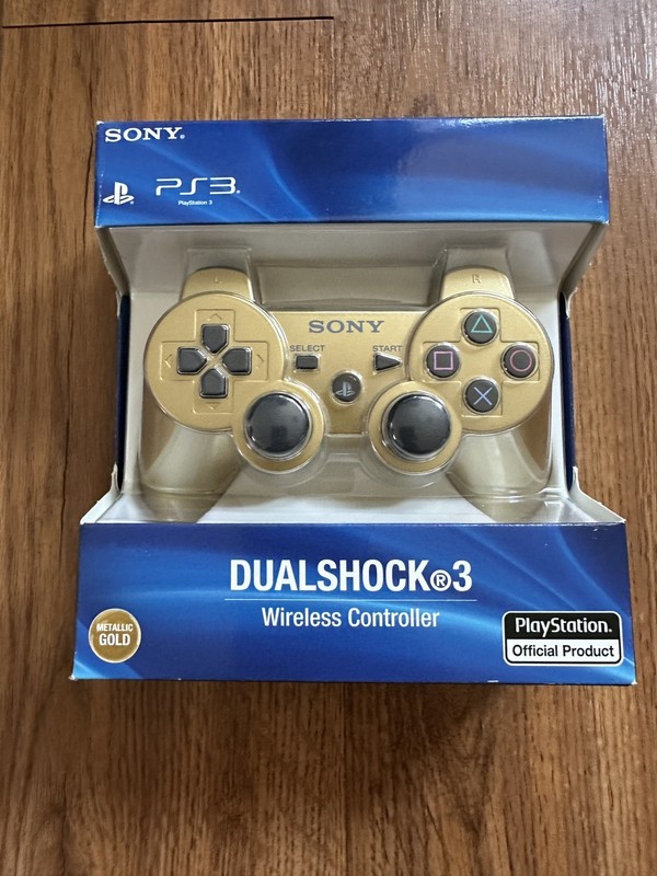 Sony DualShock 3 (99070) Gamepad ~Metallic Gold~ (Playstation 3) Sealed! OEM!