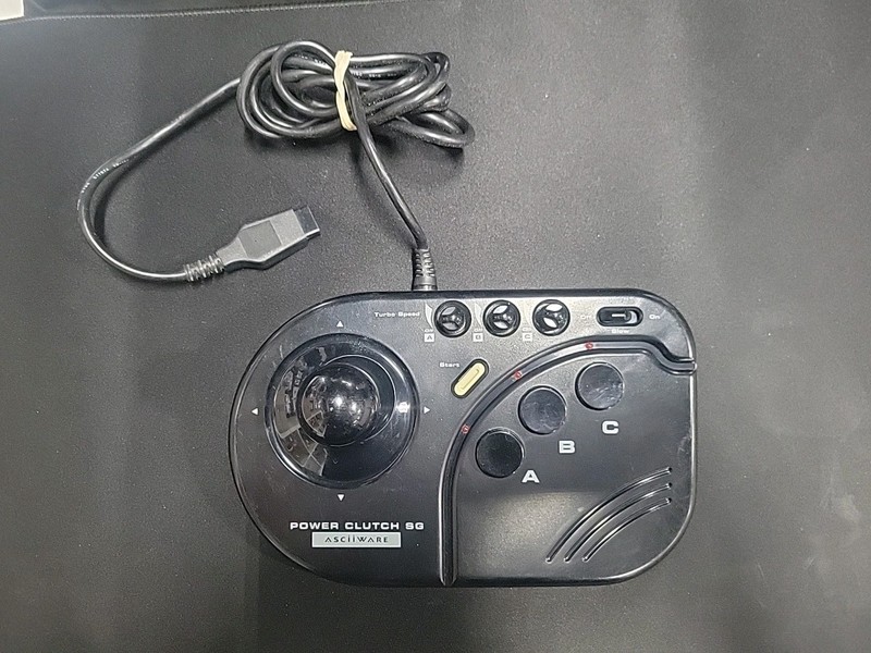 Sega Genesis Asciiware Power Clutch SG Arcade Stick Controller Pad