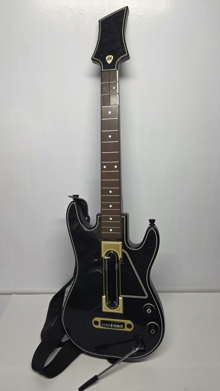 Guitar Hero Wireless Guitars Xbox 360 PS3 0000654 No Dongle - Used Tested Works