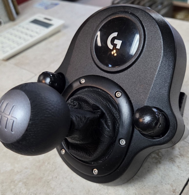 Logitech G29 Driving Force Racing Wheel FOR PARTS + Pedals & Shifter PS5 PS4 PC gallery